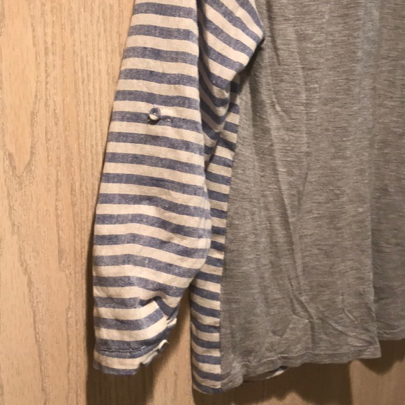 Stitch Fix Skies Are Blue Striped Button Blouse - Picture 5 of 7